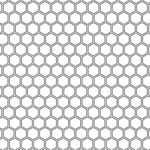 Hexagon Metal Perforation Pattern