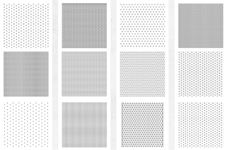 round hole perforated patterns